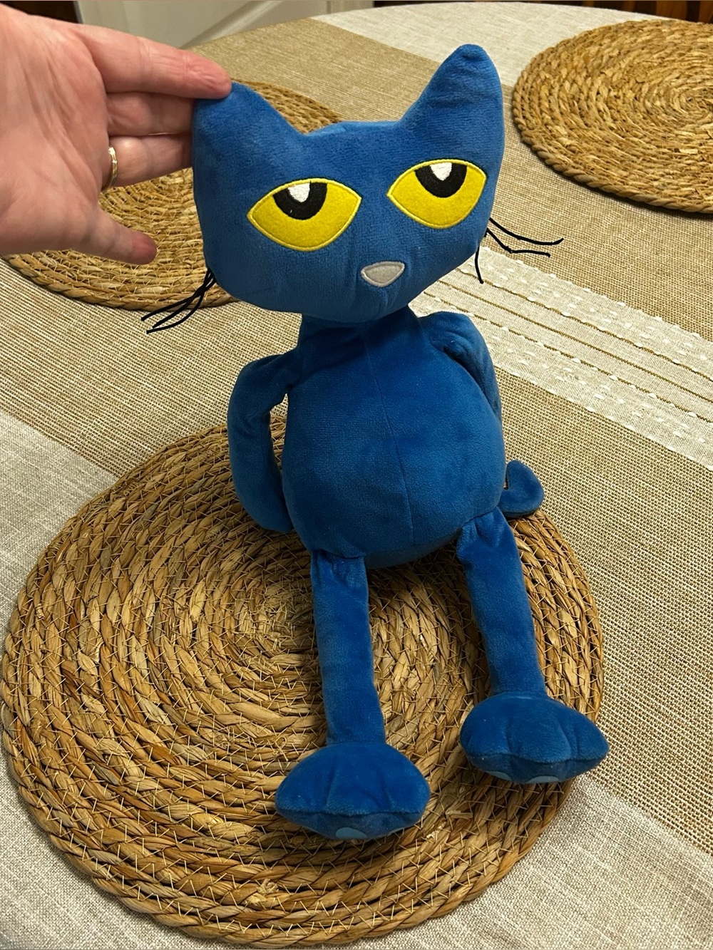 Kohls Cares Pete the Cat 15" Plush Stuffed Animal Toy Blue 2018